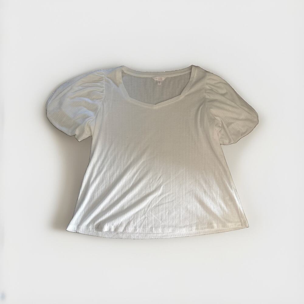 Lauren Conrad White Blouse Size XL